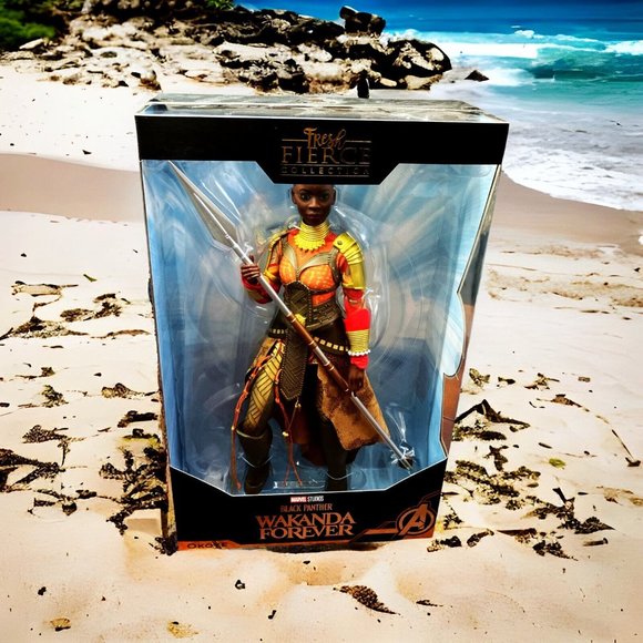 Marvel Black Panther Wakanda Forever Okoye 13” Fashion Doll Action Figure Sealed - Picture 3 of 6